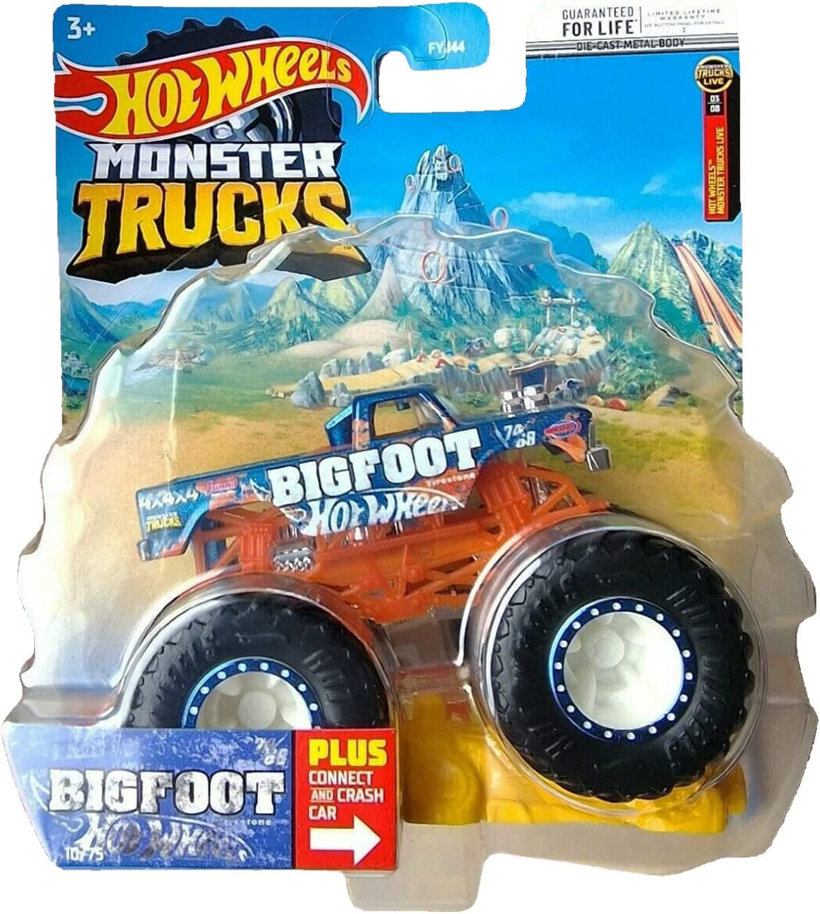Hot Wheels HW Monster Trucks Bigfoot Crash Legends 1:64 Scale