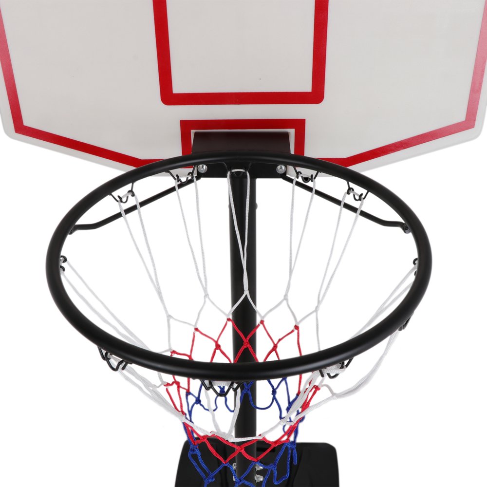  70" - 82" Height Adjustable Portable Basketball Hoop Stand System for Kids