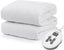 Sunbeam MSU6SQS-T000-11A00 Mattress Pad | Water-Resistant, 10 Heat Settings, Queen, White