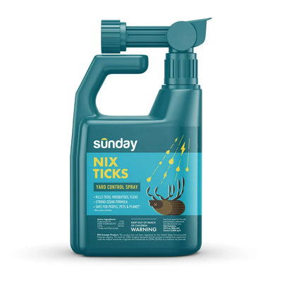 Sunday Nix Ticks Plant-Based Bug Control Spray & Repellent