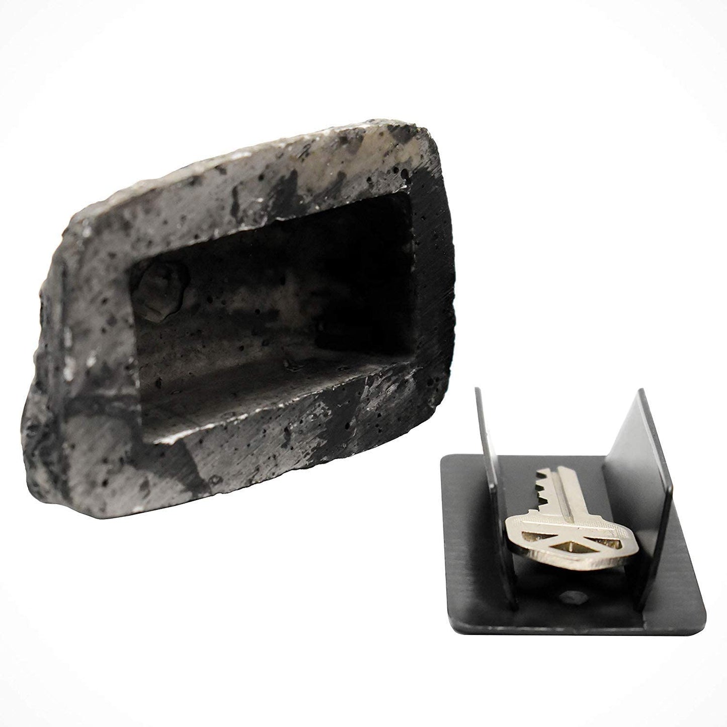 Hide A Key in a Real Looking Rock/Stone, Holds Standard Sized Spare Keys by Rockey Safe, Fits in with your Landscaping and Yard, Resistant to Outdoor Elements