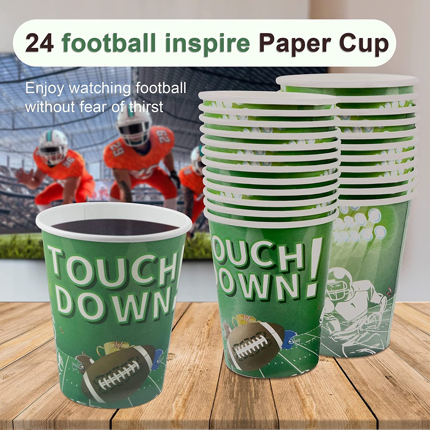 Football Themed Party Supplies Kit