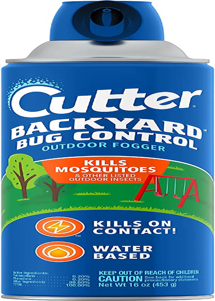 Cutter Backyard Bug Control Outdoor Fogger (2 Pack), Kills Mosquitoes, Fleas & Listed Ants, 16 fl Ounce