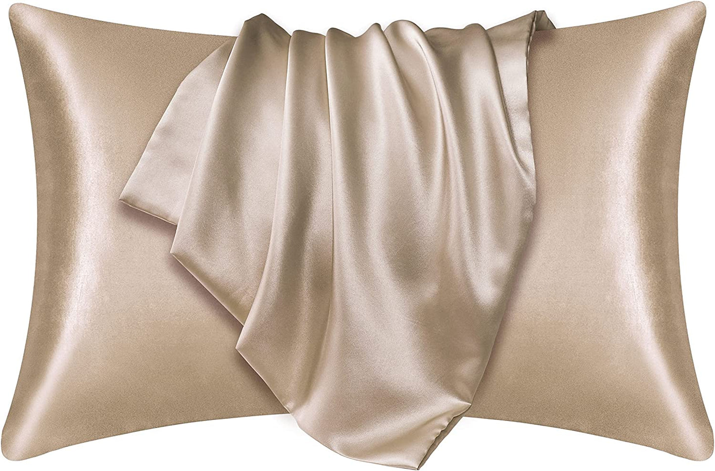 2 Pack Satin Silk Pillowcases for Hair and Skin