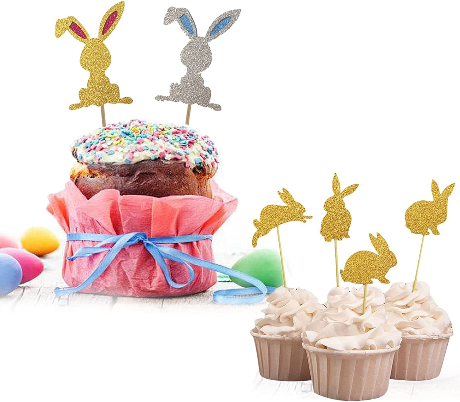 32pcs Easter Cupcake Decorations
