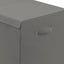 Large Toy Chest with Flip-Top Lid, Kids Collapsible Toy Box Storage, Playroom Closet Organization (Gray)
