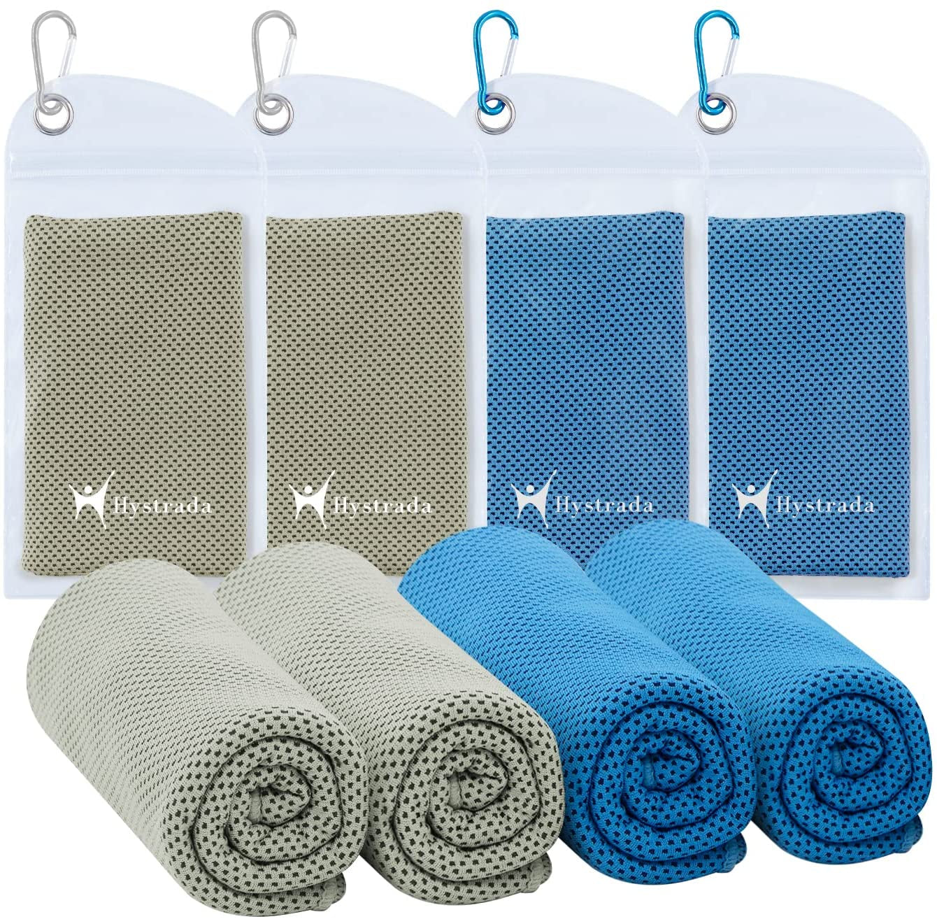 4 Pack Cooling Towels 40" x 12"