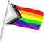  Progress Flag Rainbow Pride Flags 3x5 Ft outdoor Polyester Flags with Brass Grommets