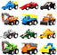 Yeonha Toys Pull Back Vehicles, 12 Pack Mini Assorted Construction Vehicles & Race Car Toy, Vehicles Truck Mini Car Toy for Kids Toddlers Boys Child, Pull Back & Go Car Toy Play Set