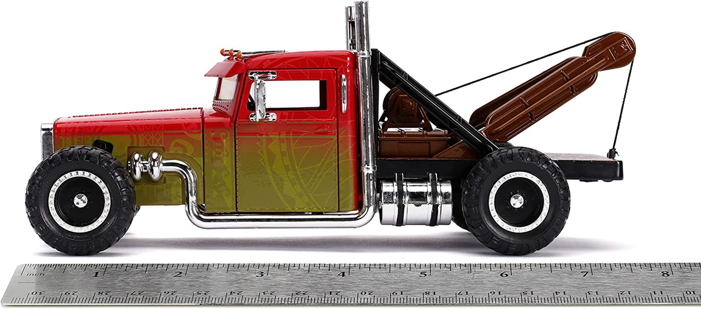 Fast & Furious Presents: Hobbs & Shaw Hobbs' 1:24 Custom Peterbilt Truck Die-Cast Car, Toys for Kids and Adults