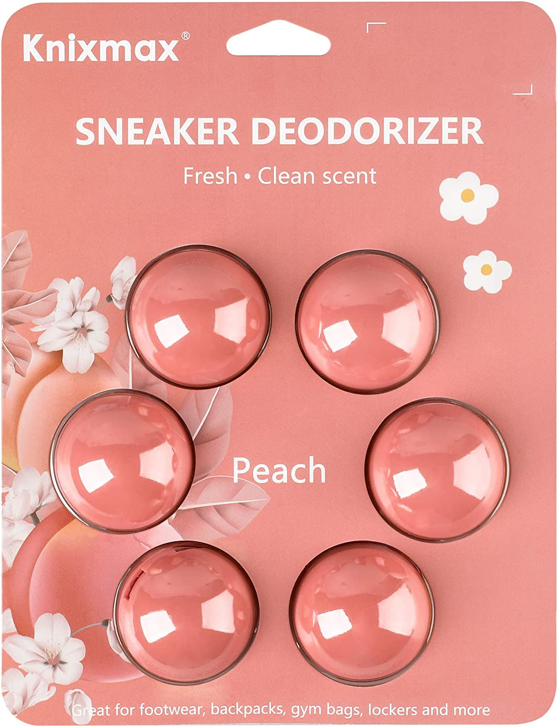  Sneaker Deodorizer Balls, 3 Pairs