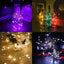 6 Pack Fariy Light Battery Operated, 6 Colors Fairy Lights 7 Ft, Multi Color Starry String Light with 120 LED f, Mini Waterproof LED Light for Christmas Party, Wedding, Bedroom Decor, Jars