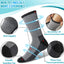4 Pairs 70% Merino Wool Hiking Socks for Men & Women Winter Thermal Moisture Wicking Full Cushion Boot Socks
