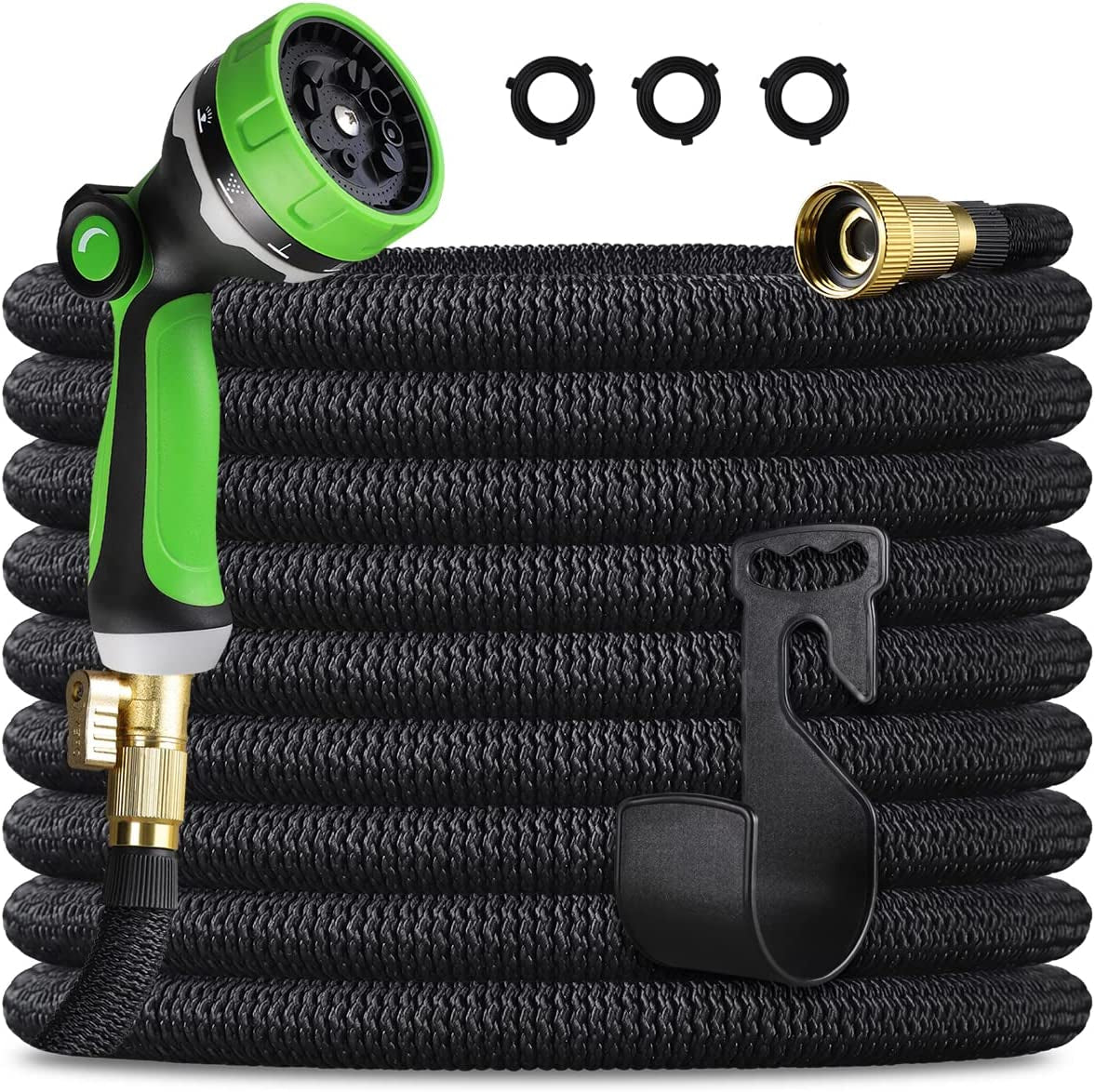 Expandable Garden Hose Expanding Water Hose with 10 Function Nozzle, Easy Storage Garden Water Hose