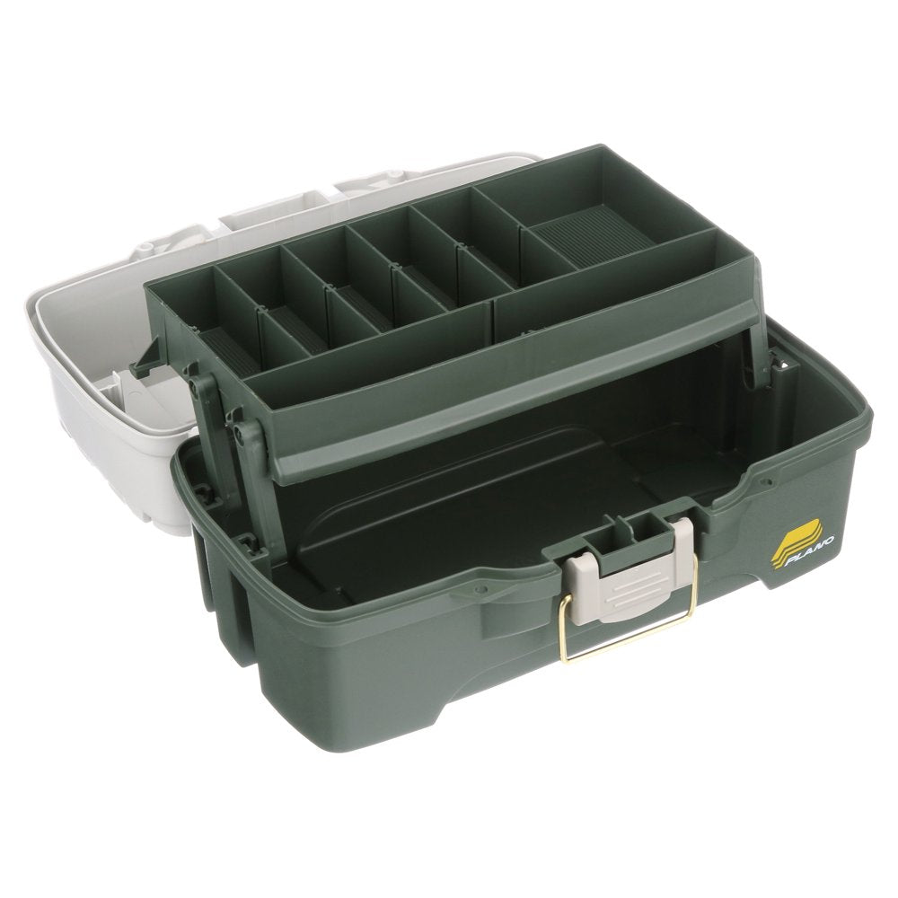 One-Tray Tackle Box, Bait Storage, Extending Cantilever-Tray Design