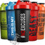 2 PACK Protein Shaker Bottles for Protein Mixes - 24 OZ - Dishwasher Safe Shaker Cups