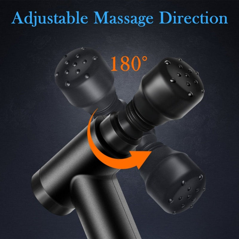 Mini Massage Gun Deep Tissue Impact Massager Muscle Vibration Relaxation 1500RPM