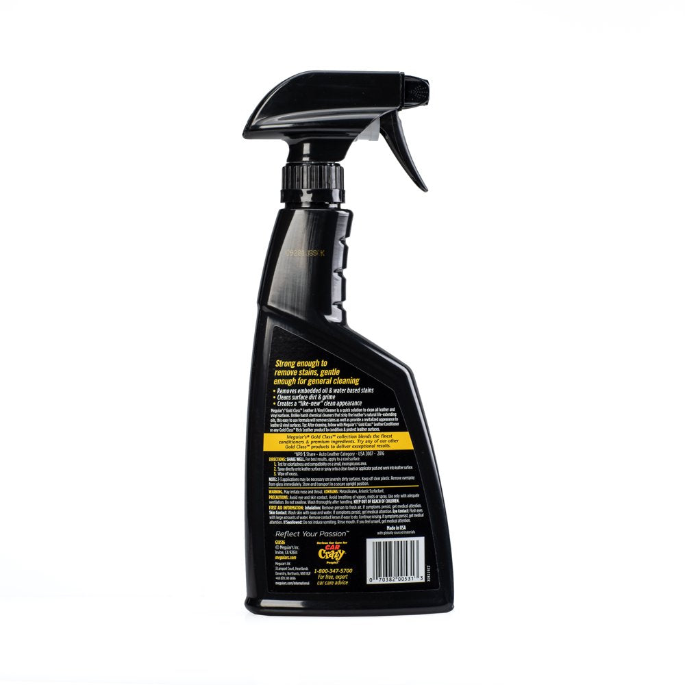 Meguiar's Gold Class Leather & Vinyl Cleaner