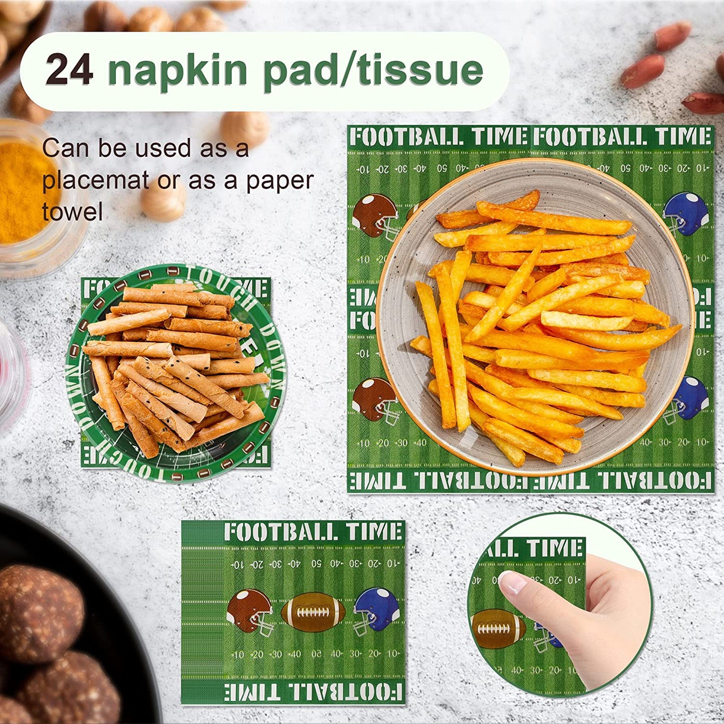 Football Themed Party Supplies Kit