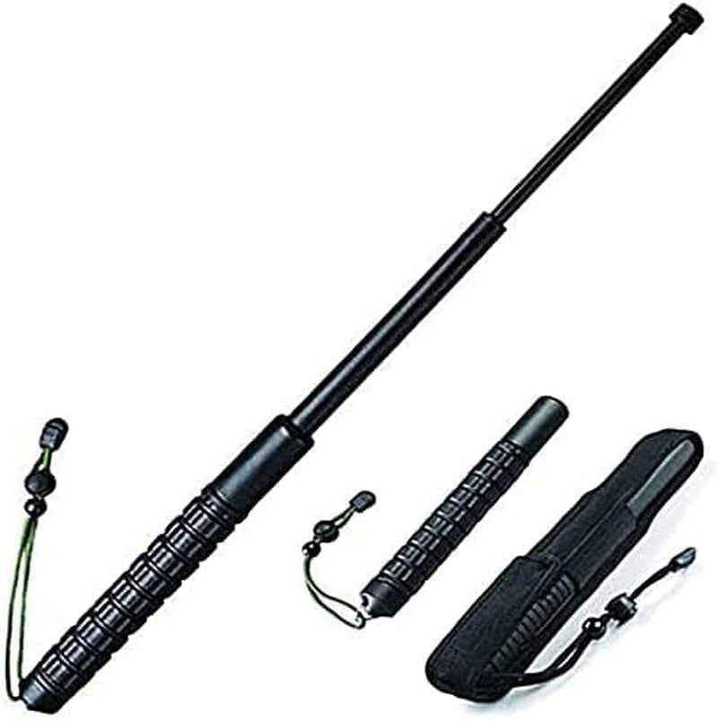 Telescopic Three Section Staff for Self-Defence