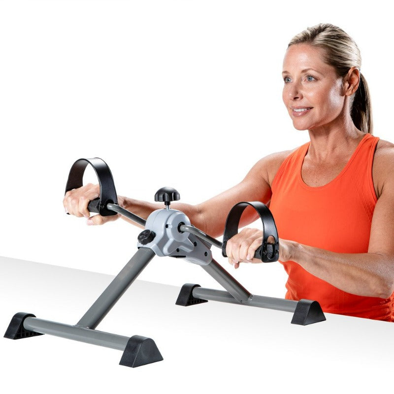 Folding Upper & Lower Body Cycle with Monitor - Boost Mobility - Compact Travel Friendly 