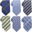  6 PCS Classic Men'S Silk Tie Necktie Woven Neck Ties