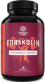 Max Strength Forskolin 60 Veggie Capsules Weight Loss Supplement for Men and Women - Fast Acting Diet Pills Natural Appetite Suppressant Potent Fat Burner Builds Muscle Boosts Energy