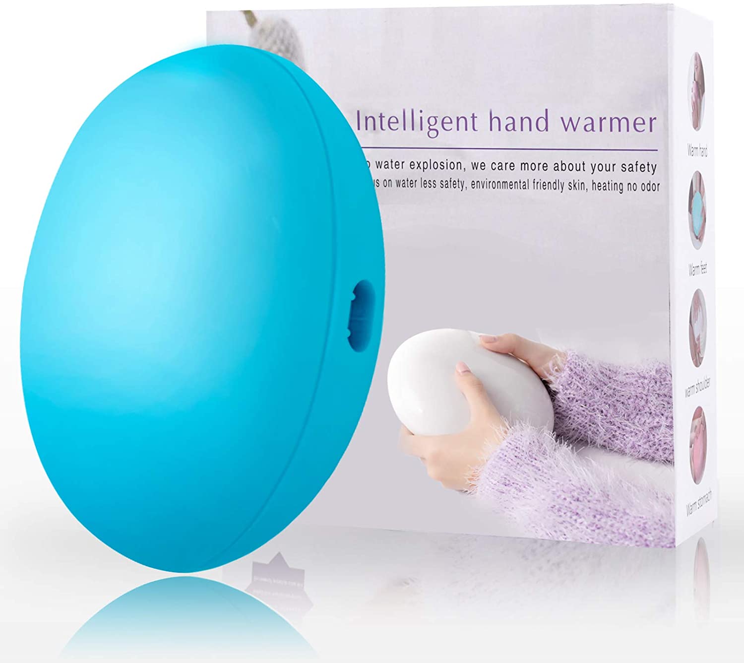 Olamtai Rechargeable Hand Warmers, Electric Hand Warmers Rechargeable, Quick Charging(5 Minutes) and Long-Lasting Heating(4 Hours), Helps to Back Pain Relief, Best Gift for Men and Women in Winter