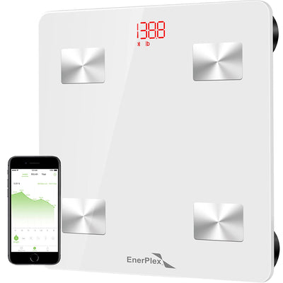 Scale for Body Weight - Bluetooth Compatible, Accurate Digital BMI Bathroom Scale for Weighing and Home Workout W/ Body Composition Analyzer & Smartphone Track App