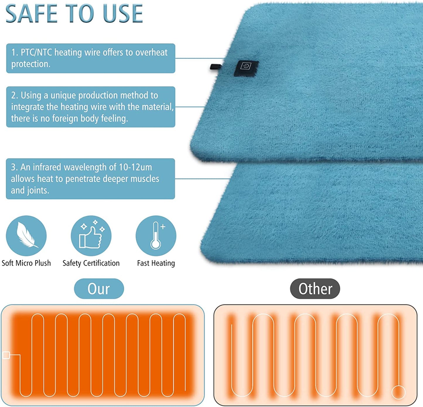  Electric Heating Pad 