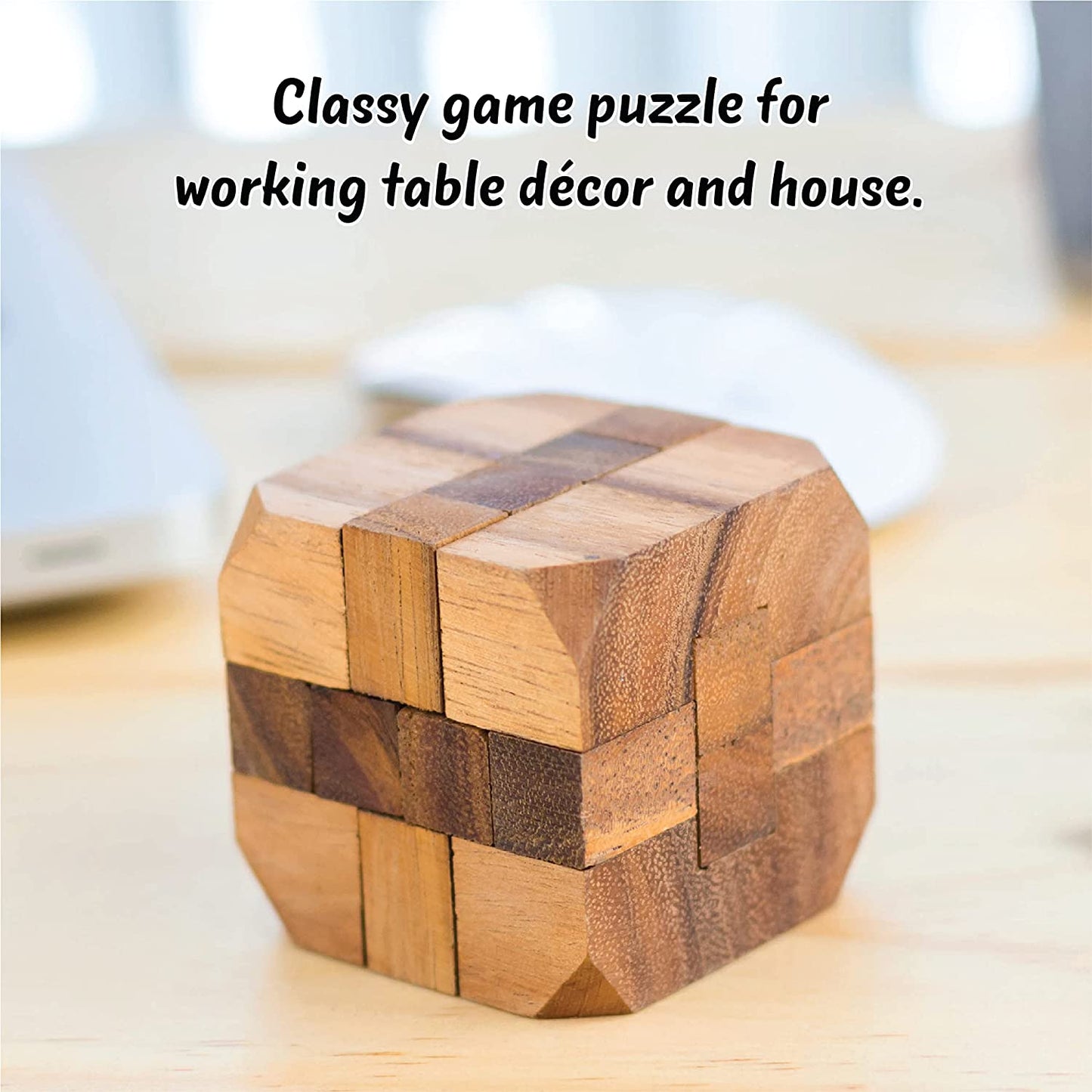 Games Gifts and Brain Teaser Puzzles for Adults Classic Games of Diamond Cube Puzzle for Kids Puzzle Games to Challenge Mind Puzzles for Adults for Fun and Educational Game Kids Wooden Puzzles