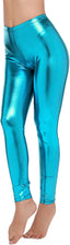 Womens Metallic Leggings 