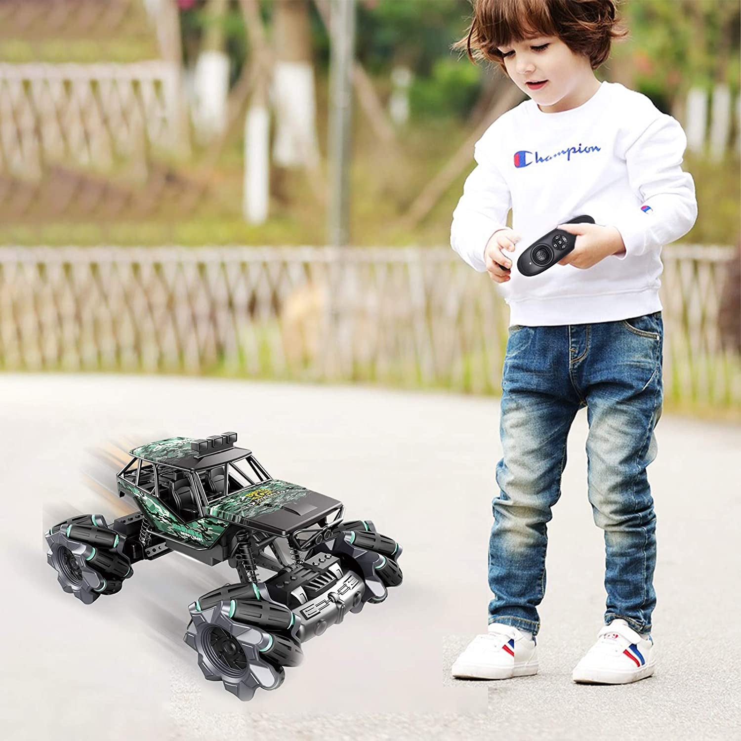 EXI Remote Control Car off Road RC Drift Car Gift for Kids Adults Birthday Christmas 360° Flips High Speed Racing Stunt Toy Car Monster Truck RC Crawler Vehicle All Terrain
