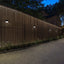  6 Pack Dusk-To-Dawn LED Solar Fence Lights for Pathway, 4000K Cool White, Black