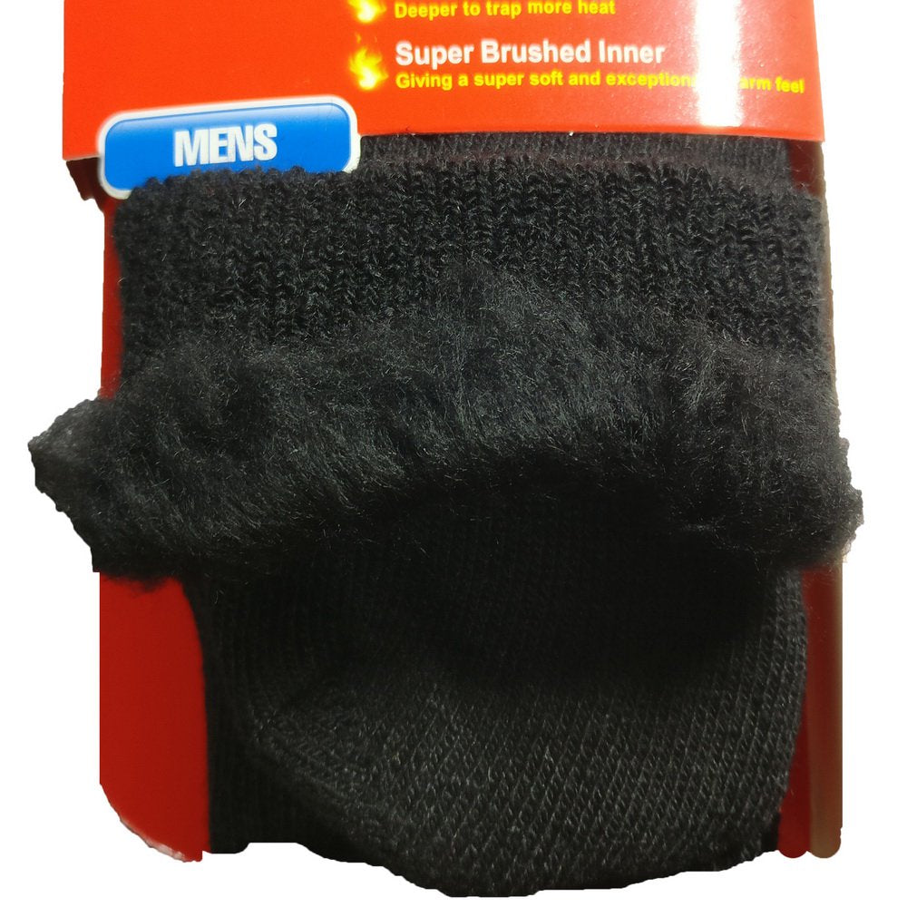  2 PK Mens Winter Heated Heat Warm Boot Heavy Duty Thermal Socks Size 10-13