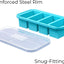 Souper Cubes 1-Cup Extra-Large Silicone Freezing Tray With Lid
