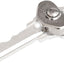 Smallest LED Thumb Light for Keys, Screwdrivers, Measuring Tape, Cabinets, Pet Leashes & More (90701), Silver