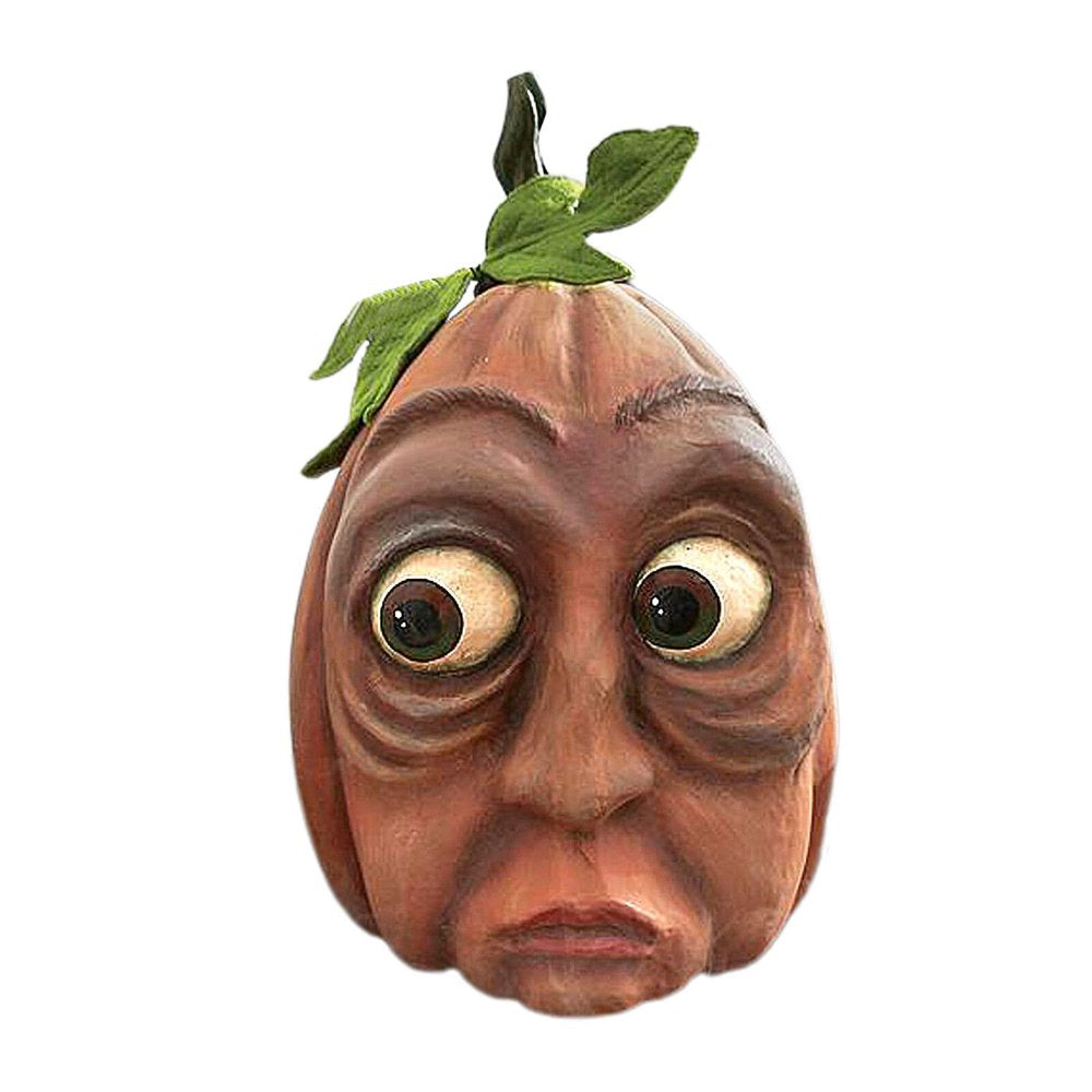 Funny Pumpkins for Fall Decorations, Pumpkins with Faces, Halloween Pumpkin Decorations Statue for Wedding Thanksgiving Home Table Decor