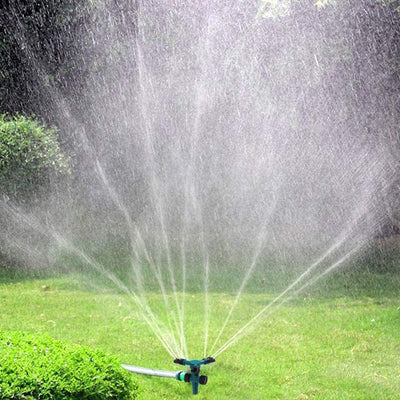 Garden Sprinkler for Yard - 360 Degree Rotating Lawn Sprinkler Covering Large Area Up to 2,000 Sq. Ft, Garden Water Sprinklers Adjustable Automatically Irrigation System for Yard