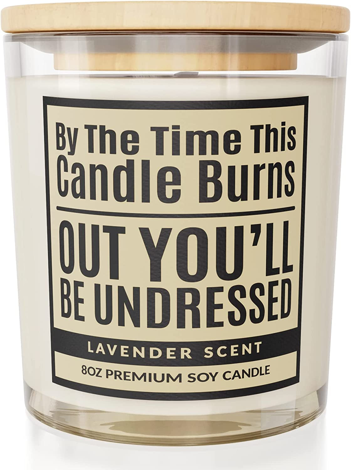 Funny Candles for Men & Women - Lavender Scented 