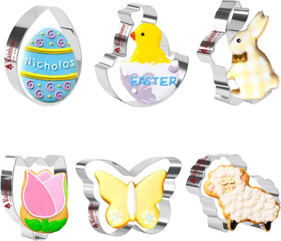 Easter Cookie Cutters Set