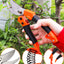  Garden Tool Kit Pruning Shears, Hand Trowel, Transplant Trowel, Hand Rake with Hoe, 5-Piece