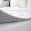 King Mattress Topper with Unique Sherpa Fleece Cover, Ovefilled Ultra Soft & Comfort Mattress Pad Pillow Top Mattress Cover Quilted Fitted Mattress Protector Reversible with 8-21" Deep Pocket (60X80)