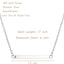  Bar Pendant Necklace, 18K Gold Plated Stainless Steel