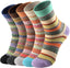 5 Pairs Wool Socks - Wool Socks for Women & Men Boot Socks Soft Crew Socks Winter Hiking Socks Thick Cozy Socks Warm Long Socks