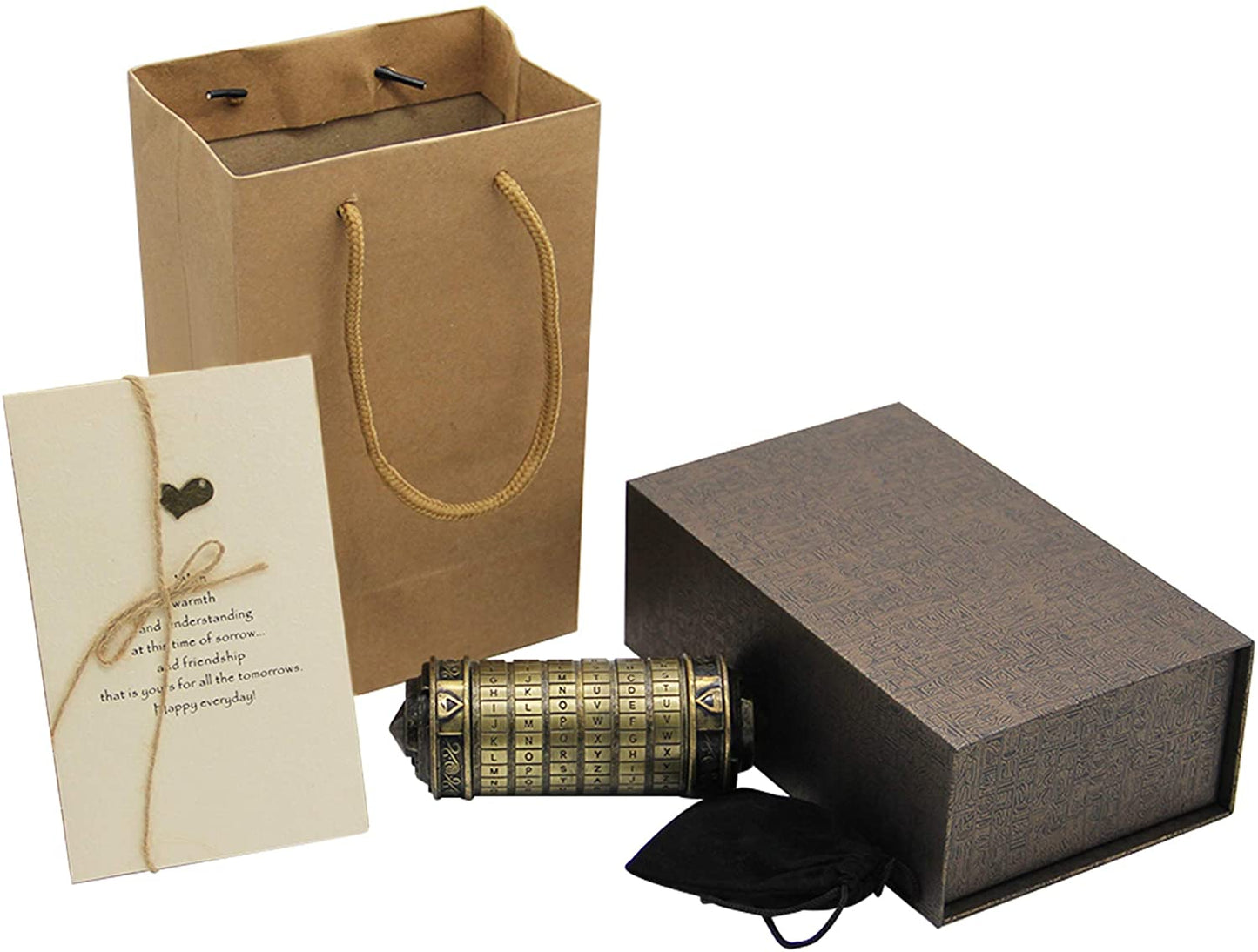 Da Vinci Code Mini Cryptex- Creative & Romantic Gifts for Him/Her