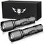 2 Pack LED Tactical Flashlight, Ultra Bright 2000 Lumen XML T6 LED Flashlights, High Lumen, Zoomable, 5 Modes, Water Resistant Flash Light for Camping Accessories, Emergency Gear