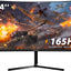  24" Curved Monitor, FHD(1920×1080p) 2800R 75HZ, 99% sRGB Color Gamut Computer Monitors, 3-Sided Narrow Bezel and Filter Blue Light Function, Desktop PC Monitor(HDMI, VGA)