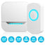 Mini Waterproof Wireless Door Bell Operating at 1000 Feet with 32 Melodies,4 Volume Levels & LED Flash