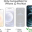 Mkeke Compatible with Iphone 12 Pro Max Case, Clear Shockproof Protective Phone Case Slim Thin Cover for Iphone 12 Pro Max 6.7 Inch